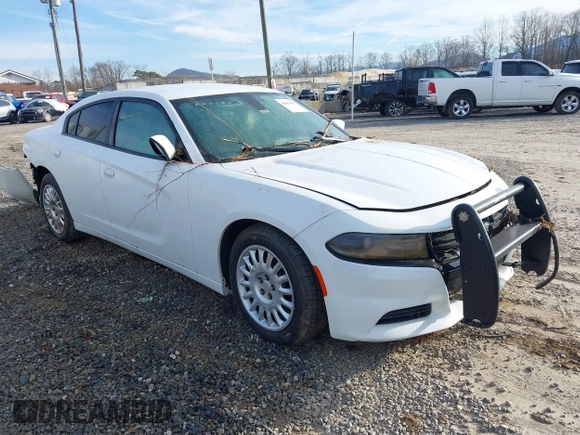 2018 Dodge Charger Police with VIN 2C3CDXKT0JH249174, listed as a IAAI auction lot 40803657 with Not Provided miles and . Bid and sale history available at carsss.com. Image 1.