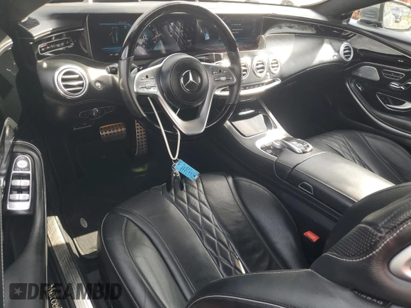 2020 Mercedes-Benz S with VIN W1KXJ8GB8LA050344, listed as a Copart auction lot 54248395 with 21,391 mi miles and Non Repairable. Bid and sale history available at DreamBid. Image 10.
