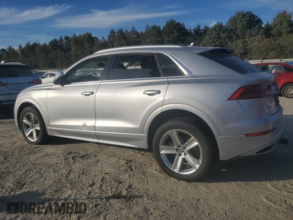 2021 Audi Q8 Premium with VIN WA1AVAF14MD033927, listed as a Copart auction lot 79293024 with 61,041 mi miles and Salvage Title. Bid and sale history available at carsss.com. Image 2.
