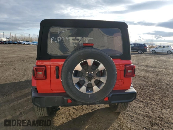 2021 Jeep Wrangler Unlimited Sahara High Altitude with VIN 1C4HJXEG9MW865180, listed as a Copart auction lot 81466964 with 72,975 mi miles and Clean title. Bid and sale history available at DreamBid. Image 6.