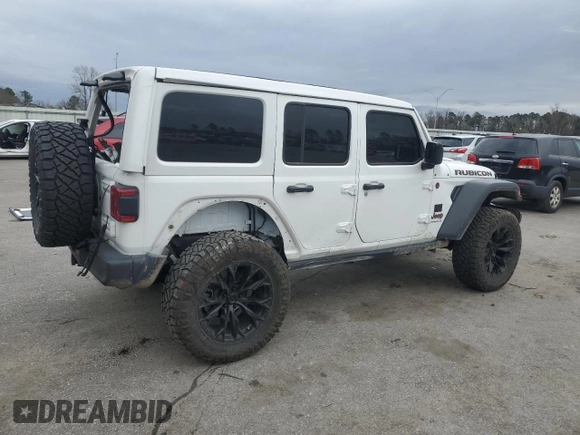 2024 Jeep Wrangler Rubicon with VIN 1C4PJXFG6RW345620, listed as a Copart auction lot 48240875 with 16,778 mi miles and Salvage Title. Bid and sale history available at DreamBid. Image 3.