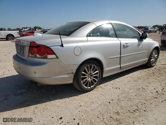 2009 Volvo C70 with VIN YV1MC67239J075229, listed as a Copart auction lot 52567435 with 146,969 mi miles and Salvage Title. Bid and sale history available at carsss.com. Image 3.