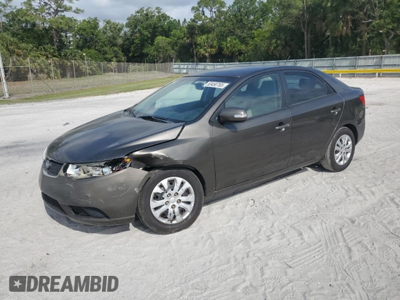 2010 Kia Forte EX with VIN KNAFU4A29A5860616, listed as a Copart auction lot 53450765 with 153,443 mi miles and Salvage Title. Bid and sale history available at carsss.com. Image 1.