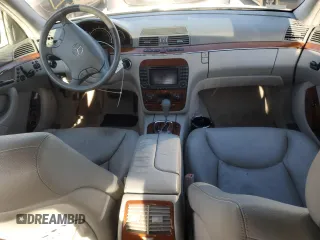 2003 Mercedes-Benz S-Class 4.3L with VIN WDBNG83J93A352558, listed as a Copart auction lot 80058514 with 160,864 mi miles and Salvage Title. Bid and sale history available at carsss.com. Image 8.