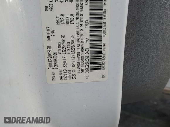 2008 Dodge 2500 SXT z VIN 3D7KS29A28G112483, wystawiony jako Copart lot #87286924 z przebiegiem 208 111 mil mil oraz Szkody całkowita. Historia ofert i sprzedaży dostępna na DreamBid. Obrazek 13.