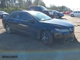2016 Acura TLX Tech with VIN 19UUB1F58GA004548, listed as a IAAI auction lot 41698832 with 114,385 mi miles. Bid and sale history available at carsss.com. Image 1.