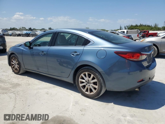 2016 Mazda 6 i Sport with VIN JM1GJ1U55G1422728, listed as a Copart auction lot 53511425 with 95,444 mi miles and Salvage Title. Bid and sale history available at DreamBid. Image 2.