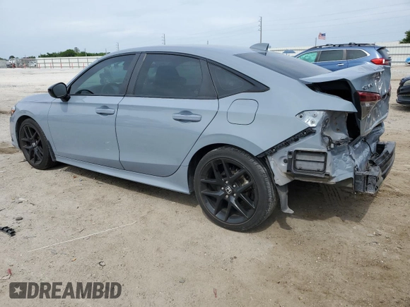 2022 Honda Civic Sport with VIN 2HGFE2F58NH542929, listed as a Copart auction lot 54201605 with 35,420 mi miles and Salvage Title. Bid and sale history available at carsss.com. Image 2.