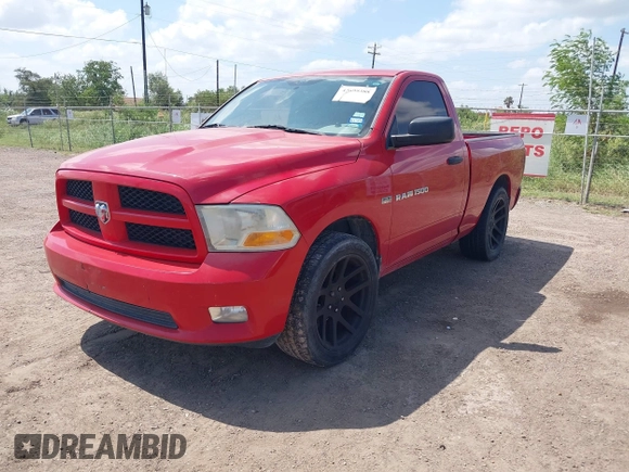 2012 Ram 1500 Express with VIN 3C6JD6AT0CG201070, listed as a IAAI auction lot 42699388 with 142,966 mi miles and . Bid and sale history available at DreamBid. Image 2.