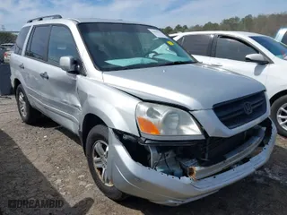 2005 Honda Pilot EX-L with RES with VIN 2HKYF18605H562586, listed as a IAAI auction lot 41826755 with 298,051 mi miles. Bid and sale history available at carsss.com. Image 13.
