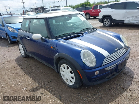 2004 MINI Hardtop with VIN WMWRC33474TJ60134, listed as a IAAI auction lot 42389410 with 183,452 mi miles and . Bid and sale history available at DreamBid. Image 1.