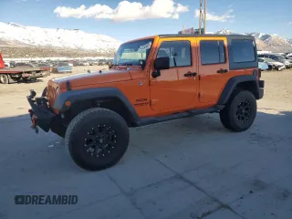 2012 Jeep Wrangler Unlimited Sport with VIN 1C4BJWDG4CL273736, listed as a Copart auction lot 47252685 with 100,035 mi miles and Clean Title. Bid and sale history available at carsss.com. Image 1.