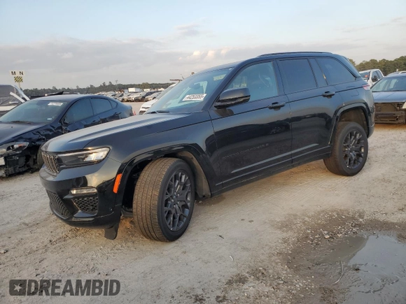 2025 Jeep Grand Cherokee Summit with VIN 1C4RJHEG1S8640375, listed as a Copart auction lot 44253355 with 961 mi miles and Clean title. Bid and sale history available at DreamBid. Image 1.