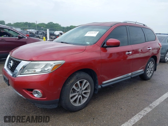 2014 Nissan Pathfinder S with VIN 5N1AR2MM2EC713714, listed as a IAAI auction lot 42451261 with 139,491 mi miles and . Bid and sale history available at DreamBid. Image 2.