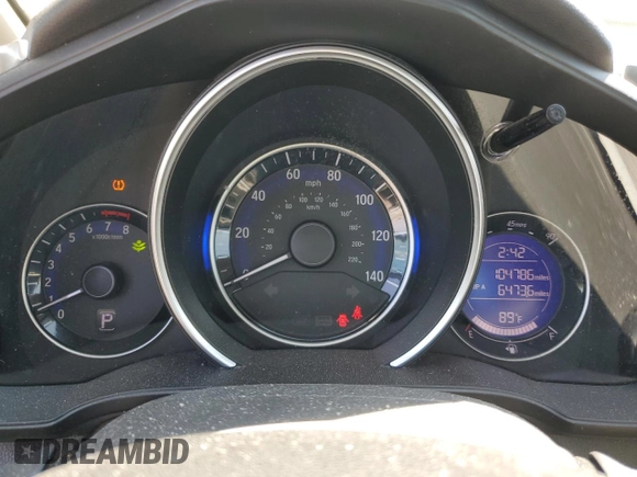 2015 Honda Fit LX with VIN 3HGGK5H53FM718378, listed as a Copart auction lot 52035245 with 104,786 mi miles and Salvage Title. Bid and sale history available at carsss.com. Image 9.