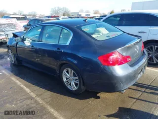 2011 Infiniti G25 Sedan x with VIN JN1DV6AR5BM452236, listed as a IAAI auction lot 41119876 with 1 mi miles. Bid and sale history available at carsss.com. Image 3.