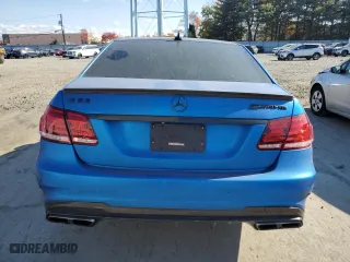 2016 Mercedes-Benz E-Class AMG E 63 S with VIN WDDHF7GB1GB285832, listed as a Copart auction lot 77434494 with 0 mi miles and Salvage Title. Bid and sale history available at carsss.com. Image 6.