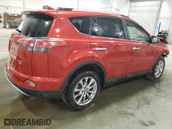 2016 Toyota RAV4 Limited z VIN JTMDFREV7GJ091183, wystawiony jako Copart lot #58096115 z przebiegiem 55 701 mil mil oraz Szkoda całkowita • Salvage title. Historia ofert i sprzedaży dostępna na DreamBid. Obrazek 3.