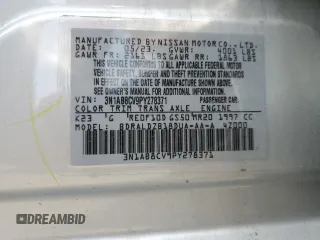 2023 Nissan Sentra SV z VIN 3N1AB8CV9PY278371, wystawiony jako Copart lot #56015105 z przebiegiem 57 421 mil mil oraz Szkoda całkowita • Salvage title. Historia ofert i sprzedaży dostępna na DreamBid. Obrazek 13.