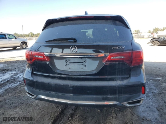 2020 Acura MDX with VIN 5J8YD3H38LL013719, listed as a Copart auction lot 80621574 with 44,600 mi miles and Salvage Title. Bid and sale history available at carsss.com. Image 6.