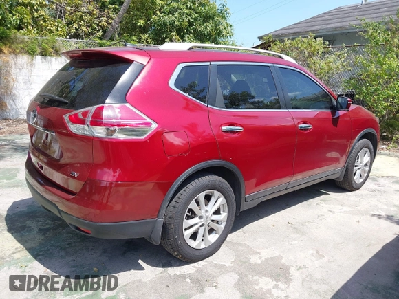 2015 Nissan Rogue SV with VIN 5N1AT2ML7FC794851, listed as a IAAI auction lot 42092861 with 171,071 mi miles. Bid and sale history available at carsss.com. Image 4.
