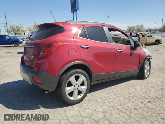 2016 Buick Encore with VIN KL4CJASB6GB609049, listed as a Copart auction lot 54417865 with Not Provided miles and Non Repairable. Bid and sale history available at DreamBid. Image 3.