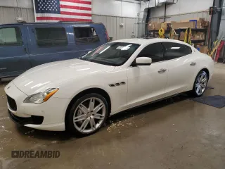 2014 Maserati Quattroporte S Q4 z VIN ZAM56RRA5E1107224, wystawiony jako Copart lot #53114295 z przebiegiem 52 622 mil mil oraz Czysty tytuł • Clean title. Historia ofert i sprzedaży dostępna na DreamBid. Obrazek 1.