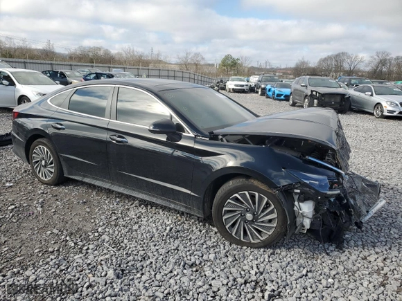 2023 Hyundai Sonata Hybrid Limited with VIN KMHL54JJ7PA069944, listed as a Copart auction lot 86956404 with 80,140 mi miles and Salvage Title. Bid and sale history available at carsss.com. Image 4.