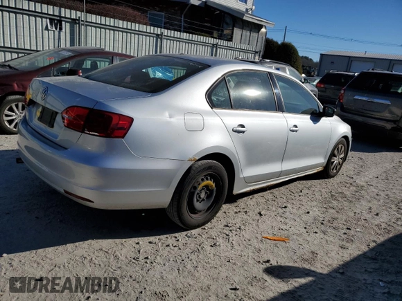 2011 Volkswagen Jetta Sedan S with VIN 3VW1K7AJ2BM382186, listed as a Copart auction lot 88095235 with 252,005 mi miles and Clean Title. Bid and sale history available at carsss.com. Image 3.