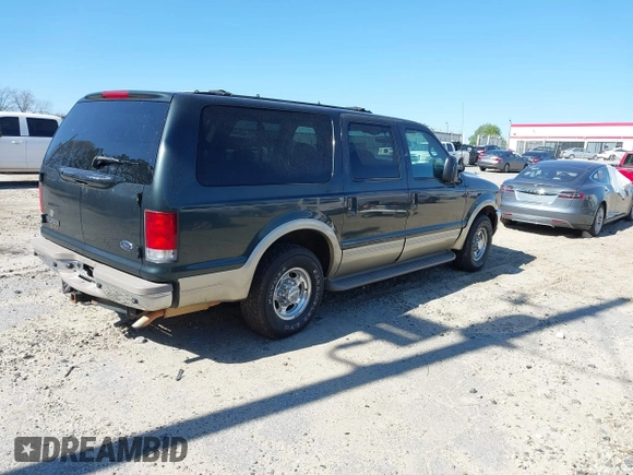2001 Ford Excursion Limited z VIN 1FMNU42L81EC18793, wystawiony jako IAAI lot #41874483 z przebiegiem 182 967 mil mil oraz . Historia ofert i sprzedaży dostępna na DreamBid. Obrazek 4.