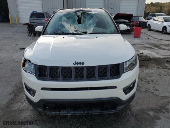 2021 Jeep Compass Latitude with VIN 3C4NJCBB4MT604114, listed as a Copart auction lot 88442685 with 69,370 mi miles and Salvage Title. Bid and sale history available at carsss.com. Image 5.