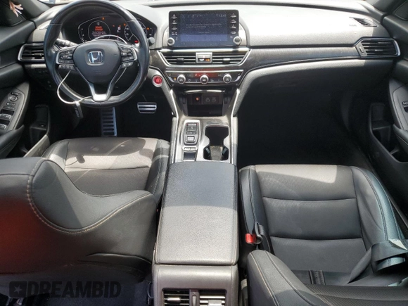 2021 Honda Accord Sport with VIN 1HGCV2F30MA014378, listed as a Copart auction lot 56096095 with 65,850 mi miles and Non repairable. Bid and sale history available at DreamBid. Image 8.