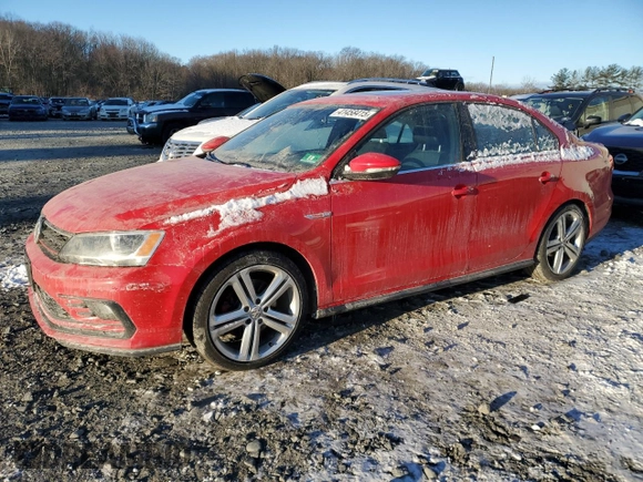 2016 Volkswagen Jetta Sedan 2.0T GLI SE with VIN 3VW5T7AJ8GM226398, listed as a Copart auction lot 41458415 with 105,810 mi miles and Salvage Title. Bid and sale history available at carsss.com. Image 1.