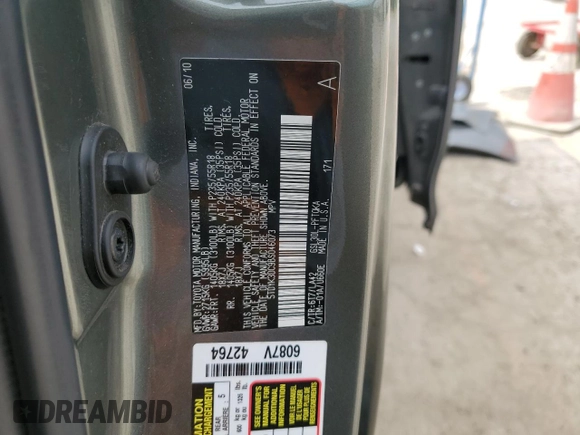 2011 Toyota Sienna XLE AAS z VIN 5TDYK3DC9BS046073, wystawiony jako Copart lot #57030305 z przebiegiem 246 956 mil mil oraz Szkoda całkowita • Salvage title. Historia ofert i sprzedaży dostępna na DreamBid. Obrazek 12.