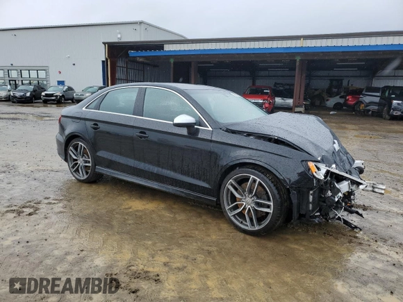 2015 Audi S3 2.0T Premium Plus with VIN WAUBFGFF8F1118826, listed as a Copart auction lot 44447205 with 63,577 mi miles and Salvage Title. Bid and sale history available at carsss.com. Image 4.