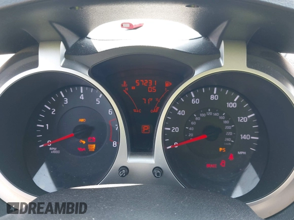 2011 Nissan Juke SL with VIN JN8AF5MV5BT028629, listed as a IAAI auction lot 42116881 with 57,231 mi miles. Bid and sale history available at carsss.com. Image 7.