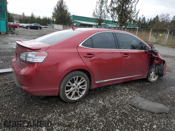 2010 Lexus HS 250h with VIN JTHBB1BA6A2016805, listed as a Copart auction lot 45760365 with 164,226 mi miles and Salvage Title. Bid and sale history available at DreamBid. Image 3.