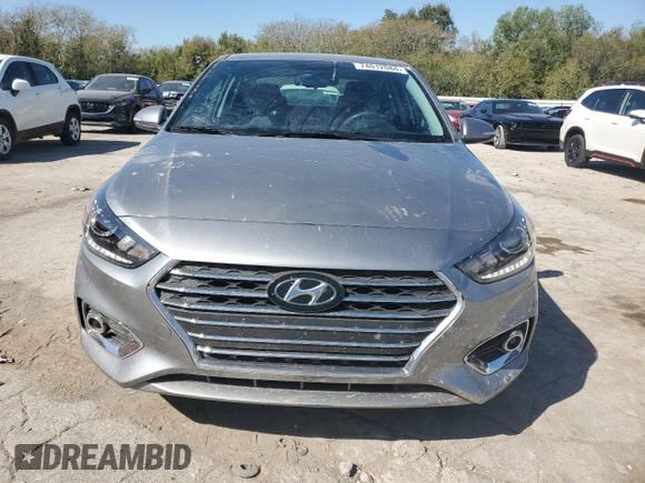 2021 Hyundai Accent Limited with VIN 3KPC34A63ME150065, listed as a Copart auction lot 74012084 with 38,232 mi miles and Salvage Title. Bid and sale history available at carsss.com. Image 5.