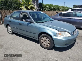 2000 Honda Civic LX with VIN 2HGEJ6670YH591854, listed as a Copart auction lot 64914254 with 142,478 mi miles and Clean Title. Bid and sale history available at carsss.com. Image 4.
