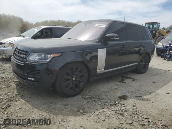 2013 Land Rover Range Rover HSE with VIN SALGS2DF1DA110096, listed as a Copart auction lot 52399355 with 94,735 mi miles and Salvage title. Bid and sale history available at DreamBid. Image 1.