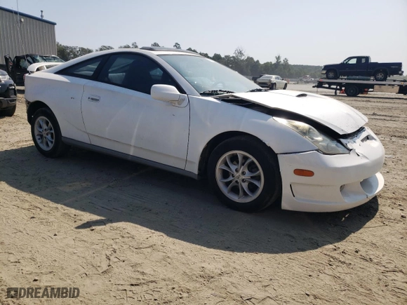 2000 Toyota Celica GT with VIN JTDDR32T2Y0020925, listed as a Copart auction lot 69569344 with 355,824 mi miles and Salvage Title. Bid and sale history available at carsss.com. Image 4.