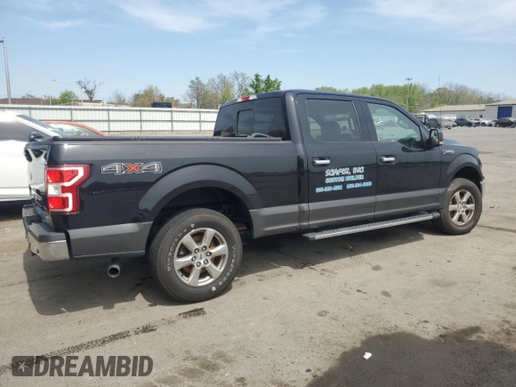 2019 Ford F-150 XL with VIN 1FTFW1E45KKF07123, listed as a Copart auction lot 53638455 with Not Provided miles and Salvage Title. Bid and sale history available at carsss.com. Image 3.