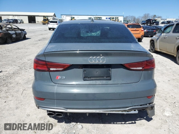 2017 Audi S3 Premium Plus with VIN WAUB1GFF6H1030844, listed as a Copart auction lot 44782623 with 93,184 mi miles. Bid and sale history available at carsss.com. Image 6.