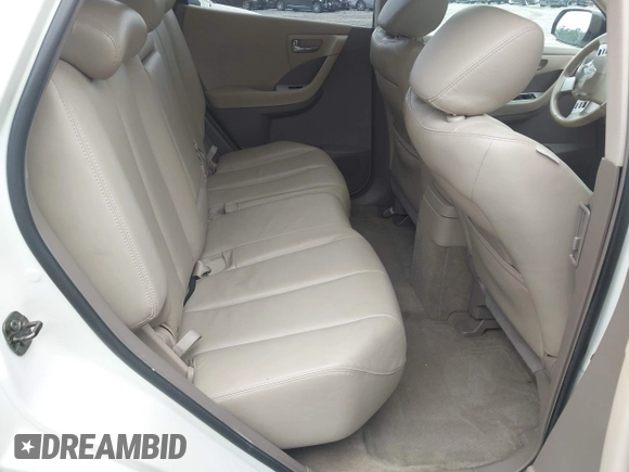 2006 Nissan Murano SL z VIN JN8AZ08T66W417450, wystawiony jako IAAI lot #42217030 z przebiegiem 256 082 mil mil oraz . Historia ofert i sprzedaży dostępna na DreamBid. Obrazek 8.