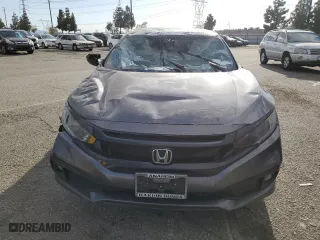 2019 Honda Civic Sedan Sport with VIN 2HGFC2F87KH502398, listed as a Copart auction lot 47649075 with 92,380 mi miles and Salvage Title. Bid and sale history available at carsss.com. Image 5.