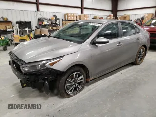 2023 Kia Forte LXS with VIN 3KPF24AD0PE590974, listed as a Copart auction lot 45921365 with 27,036 mi miles and Salvage Title. Bid and sale history available at carsss.com. Image 1.