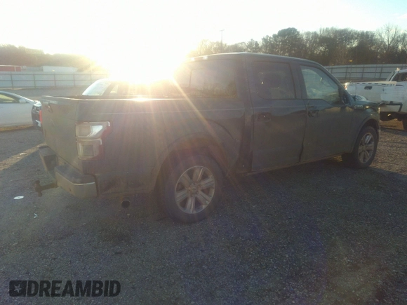 2018 Ford F-150 XL with VIN 1FTEW1CG0JKD04292, listed as a IAAI auction lot 41245394 with 155,368 mi miles. Bid and sale history available at carsss.com. Image 4.