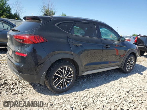 2020 Hyundai Tucson Ultimate with VIN KM8J3CALXLU131676, listed as a Copart auction lot 63118485 with 41,127 mi miles and Salvage title. Bid and sale history available at DreamBid. Image 3.
