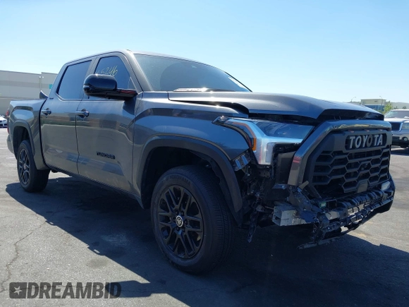 2024 Toyota Tundra Limited Hybrid with VIN 5TFWC5DB5RX059978, listed as a IAAI auction lot 42265346 with 16,882 mi miles and . Bid and sale history available at DreamBid. Image 1.