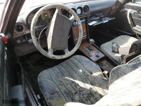 1987 Mercedes-Benz 560 Series 560SL with VIN WDBBA48D8HA071312, listed as a Copart auction lot 75493394 with NaN miles and Non Repairable. Bid and sale history available at carsss.com. Image 8.